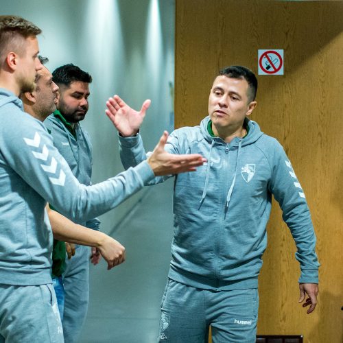 Lietuvos futsalo A lygos finalas: „Vikingai“ – „K. Žalgiris“ 2:5  © Evaldo Šemioto nuotr.