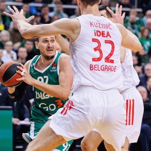 Eurolyga: Kauno „Žalgiris“ – Belgrado  „Crvena zvezda“ 71:66  © E. Ovčarenko / BNS nuotr.