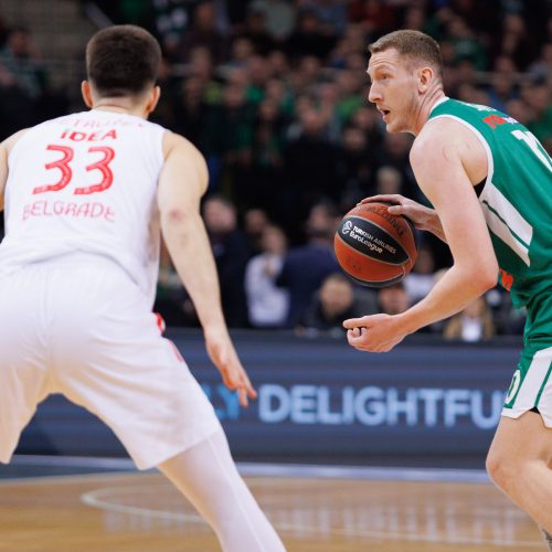 Eurolyga: Kauno „Žalgiris“ – Belgrado  „Crvena zvezda“ 71:66  © E. Ovčarenko / BNS nuotr.