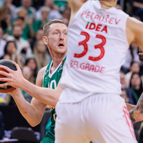 Eurolyga: Kauno „Žalgiris“ – Belgrado  „Crvena zvezda“ 71:66  © E. Ovčarenko / BNS nuotr.