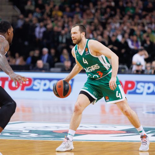 Eurolyga: Kauno „Žalgiris“ – Pirėjo „Olympiacos“ 72:74  © E. Ovčarenko / BNS nuotr.