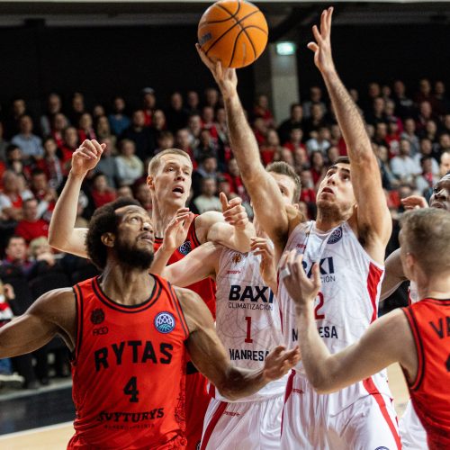 FIBA Čempionų lyga: Vilniaus „Rytas“ – Manresos BAXI 96:95  © P. Peleckio/BNS nuotr.