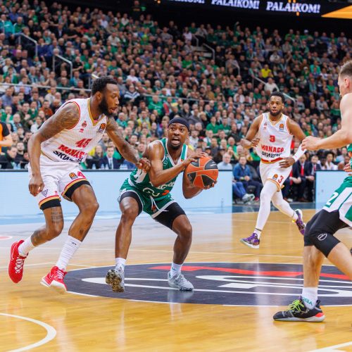 Eurolyga: Kauno „Žalgiris“ – „AS Monaco“  © E. Ovčarenko / BNS nuotr.