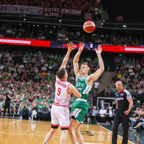 LKL finalas: Kauno „Žalgiris“ – Vilniaus „Rytas“ 95:80  © E. Ovčarenko / BNS nuotr.