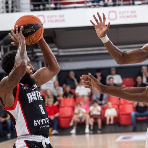 LKL: Vilniaus „Rytas“ – Pasvalio „Pieno žvaigždės“ 106:90  © P. Peleckio/BNS nuotr.