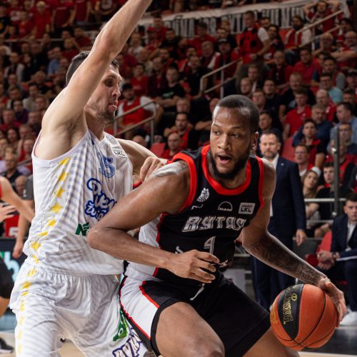 LKL: Vilniaus „Rytas“ – Pasvalio „Pieno žvaigždės“ 106:90  © P. Peleckio/BNS nuotr.