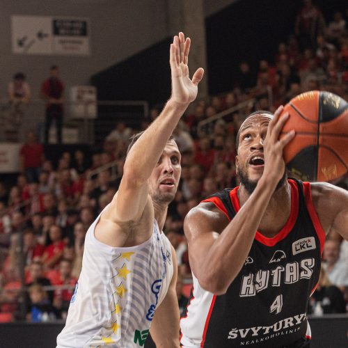 LKL: Vilniaus „Rytas“ – Pasvalio „Pieno žvaigždės“ 106:90  © P. Peleckio/BNS nuotr.