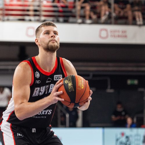 LKL: Vilniaus „Rytas“ – Pasvalio „Pieno žvaigždės“ 106:90  © P. Peleckio/BNS nuotr.