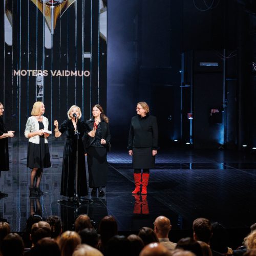 „Auksinių scenos kryžių“ apdovanojimų ceremonija Klaipėdos dramos teatre  © E. Ovčarenko / BNS nuotr.