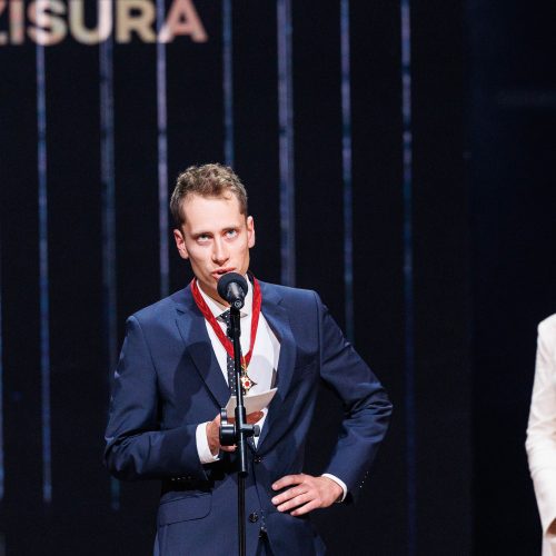 „Auksinių scenos kryžių“ apdovanojimų ceremonija Klaipėdos dramos teatre  © E. Ovčarenko / BNS nuotr.