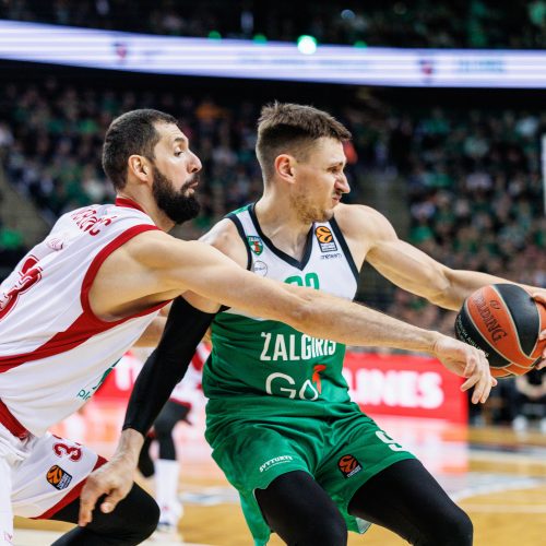 Eurolyga: Kauno „Žalgiris“ – Milano „EA7 Emporio Armani“ 87:73  © E. Ovčarenko / BNS nuotr.