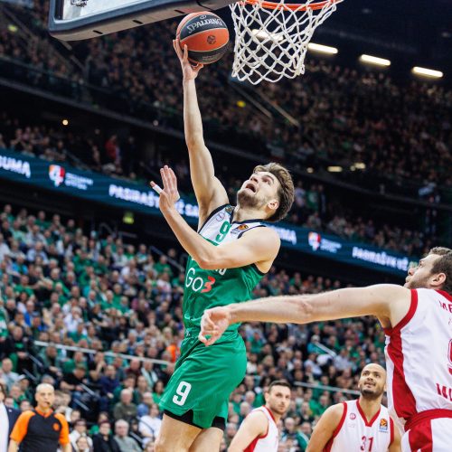 Eurolyga: Kauno „Žalgiris“ – Milano „EA7 Emporio Armani“ 87:73  © E. Ovčarenko / BNS nuotr.