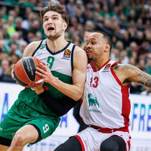 Eurolyga: Kauno „Žalgiris“ – Milano „EA7 Emporio Armani“ 87:73  © E. Ovčarenko / BNS nuotr.