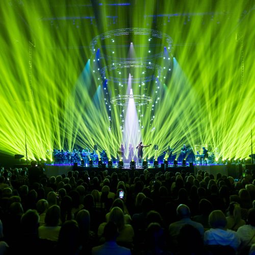 L. Adomaičio ir Šv. Jonų bažnyčios gospelo choro „GospelJonai“ koncertas  © I. Gelūno/BNS nuotr.