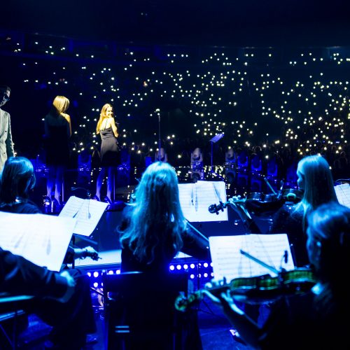 L. Adomaičio ir Šv. Jonų bažnyčios gospelo choro „GospelJonai“ koncertas  © I. Gelūno/BNS nuotr.