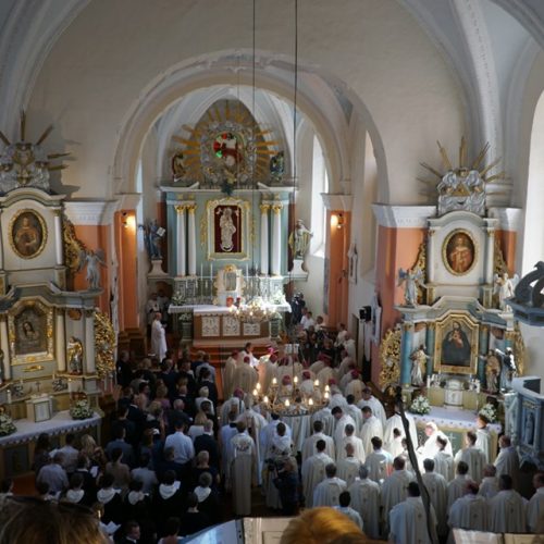 Tikintieji dėkojo už M. Giedraičio pripažinimą palaimintuoju  © Vilniaus arkivyskupijos nuotr.