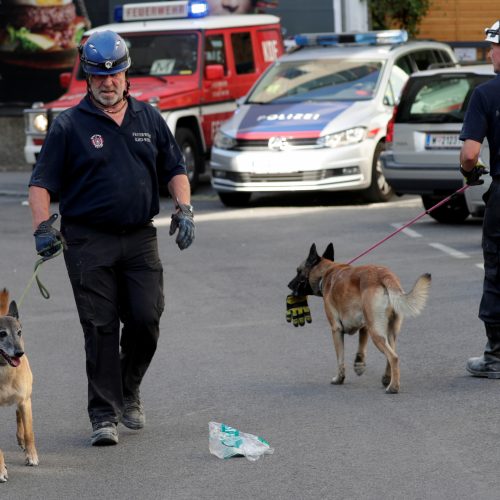 Dujų sprogimas Vienoje  © AP ir AFP nuotr.