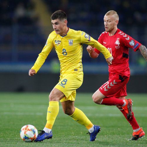 Europos futbolo čempionato atranka: Ukraina – Lietuva 2:0  © Reuters nuotr.