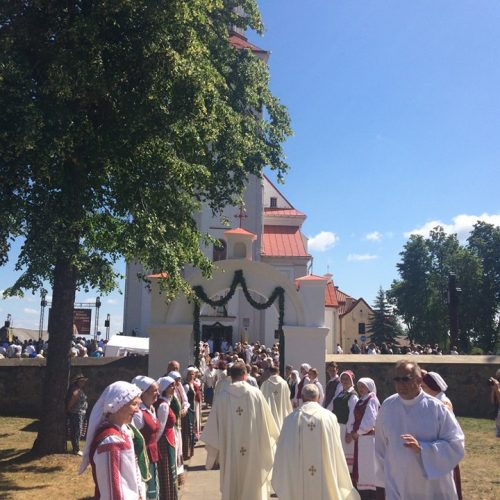 Tikintieji dėkojo už M. Giedraičio pripažinimą palaimintuoju  © Vilniaus arkivyskupijos nuotr.