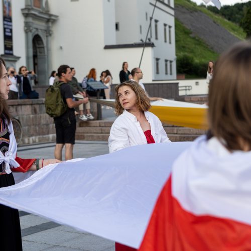 Baltarusijos opozicija Vilniuje mini antrąsias prezidento rinkimų metines  © P. Peleckio/BNS nuotr.