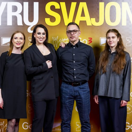 J. Krisiūno filmo „Vyrų svajonės“ premjera  © I. Gelūno/BNS nuotr.