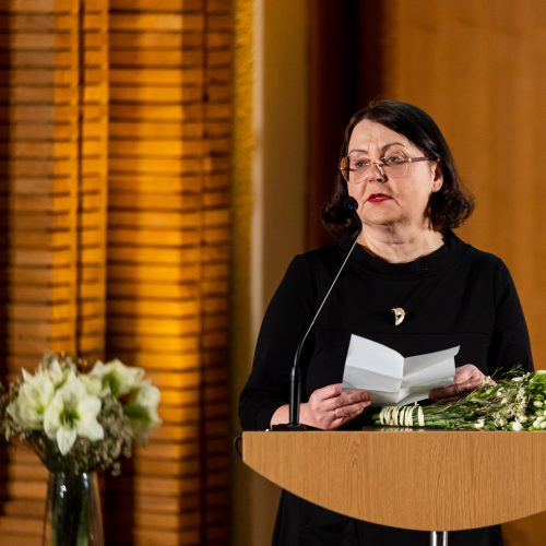 Vyriausybės kultūros ir meno premijų laureatų apdovanojimų ceremonija  © Ž.Gedvilos/BNS nuotr.