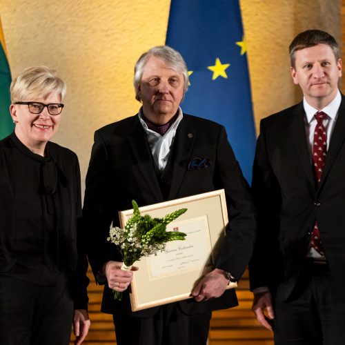 Vyriausybės kultūros ir meno premijų laureatų apdovanojimų ceremonija  © Ž.Gedvilos/BNS nuotr.