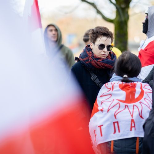 Baltarusijos nepriklausomybės dienos minėjimas Vilniuje  © L.Balandžio / BNS nuotr.