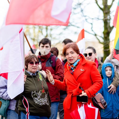 Baltarusijos nepriklausomybės dienos minėjimas Vilniuje  © L.Balandžio / BNS nuotr.