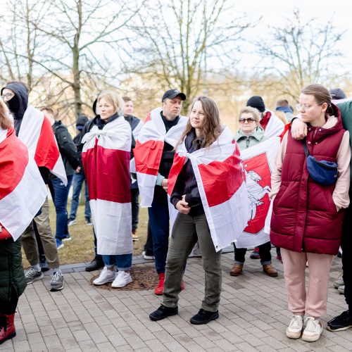 Baltarusijos nepriklausomybės dienos minėjimas Vilniuje  © L.Balandžio / BNS nuotr.