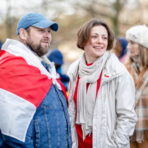 Baltarusijos nepriklausomybės dienos minėjimas Vilniuje  © L.Balandžio / BNS nuotr.