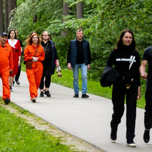  „Rammstein“ fanai renkasi į koncertą Vilniaus Vingio parke  © Ž.Gedvilos/BNS nuotr.