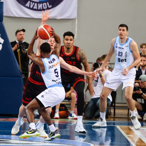  LKL pusfinalis: Jonavos „CBet“ –  Vilniaus „Rytas“ 67:82  © T.Biliūno/BNS nuotr.