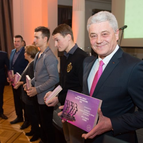 Lietuvos sporto vadybos apdovanojimų ceremonija  © Alfredo Pliadžio nuotr.