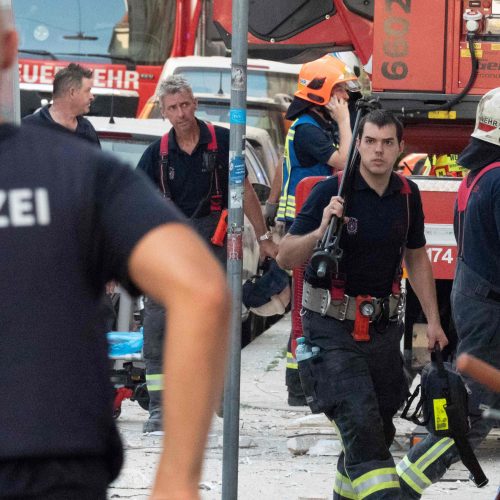 Dujų sprogimas Vienoje  © AP ir AFP nuotr.