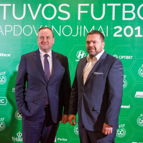 Lietuvos futbolo geriausiųjų apdovanojimų ceremonija  © Butauto Barausko nuotr.