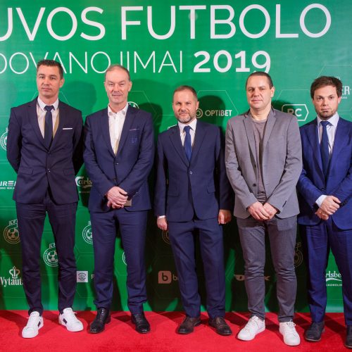 Lietuvos futbolo geriausiųjų apdovanojimų ceremonija  © Butauto Barausko nuotr.