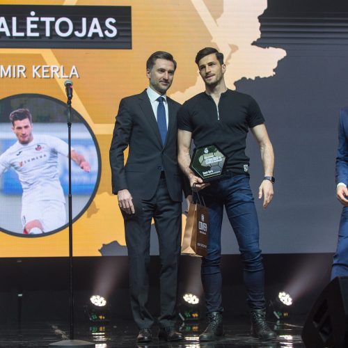 Lietuvos futbolo geriausiųjų apdovanojimų ceremonija  © Butauto Barausko nuotr.