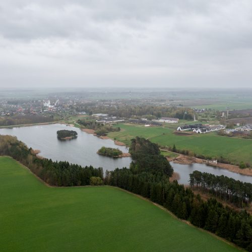 Baisogala ir jos apylinkės, kur planuojama statyti „Rheinmetall“ gamyklą  © L.Balandžio / BNS nuotr.