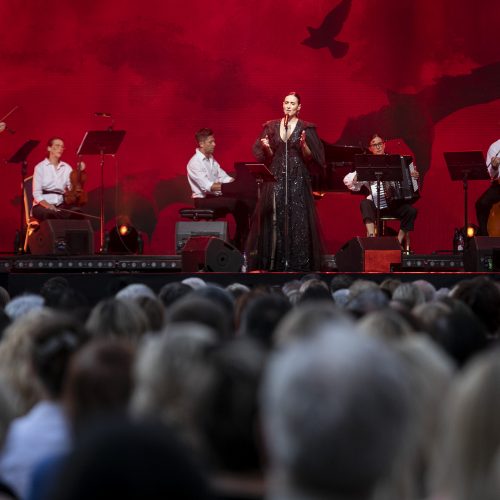 „Midsummer Vilnius 2021“. „Tango Piazzolla“: I. Prudnikovaitė  © P. Peleckio/Fotobanko nuotr.