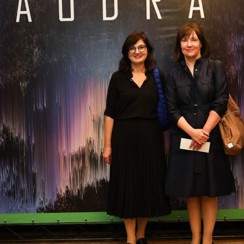 Į premjerą „Audra“ rinkosi garbūs svečiai  © Vyčio Šulinsko nuotr.