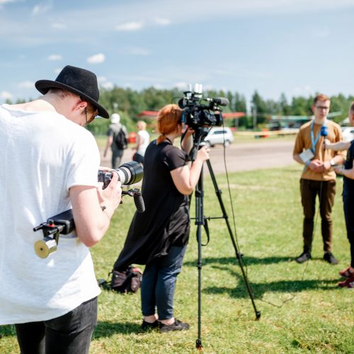 Pirmasis dronų festivalis  © VGTU nuotr.