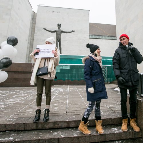 Akcija „Kaunas šoka“ išjudino kauniečius  © Vilmanto Raupelio nuotr.