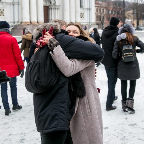 Akcija „Kaunas šoka“ išjudino kauniečius  © Vilmanto Raupelio nuotr.