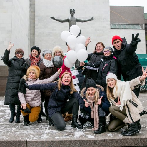 Akcija „Kaunas šoka“ išjudino kauniečius  © Vilmanto Raupelio nuotr.