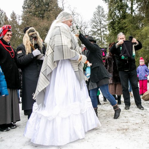 Užgavėnėse Botanikos sode - 100 blynų Lietuvos šimtmečio proga  © Vilmanto Raupelio nuotr.