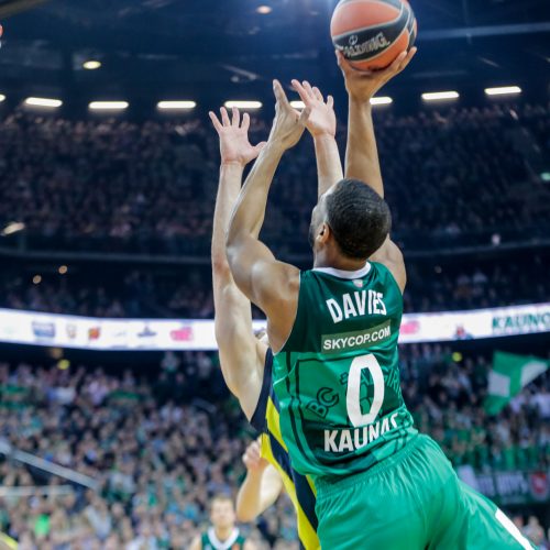 Kauno „Žalgiris“ - Stambulo „Fenerbahce“  © Vilmanto Raupelio nuotr.