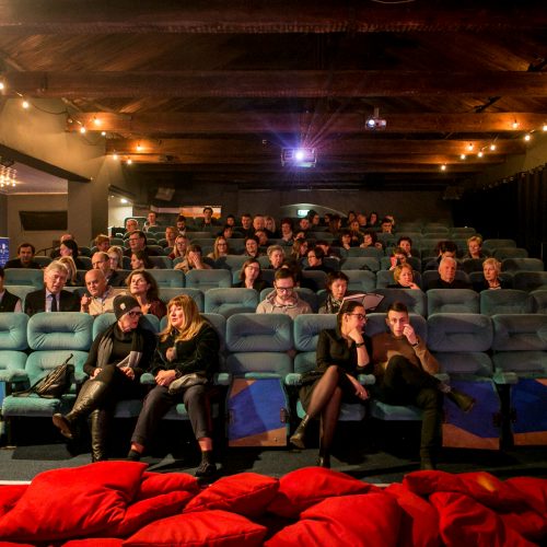 Prancūzų kino festivalio Žiemos ekranai atidarymas Romuvoje  © Vilmanto Raupelio nuotr.