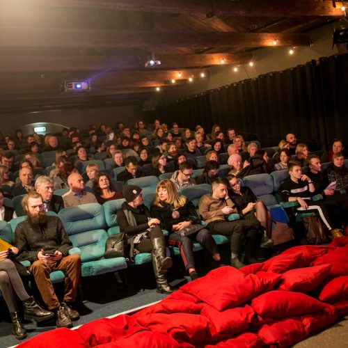 Prancūzų kino festivalio Žiemos ekranai atidarymas Romuvoje  © Vilmanto Raupelio nuotr.