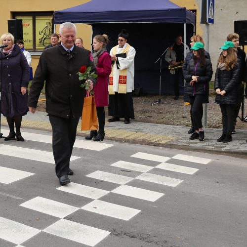 Garliavoje įamžintas K. Aglinsko atminimas  © Kauno rajono savivaldybės nuotr.